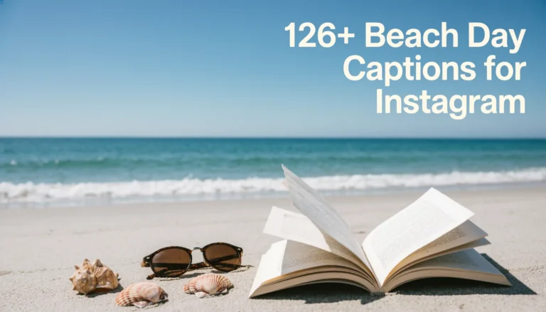 126+ Beach Day Captions for Instagram