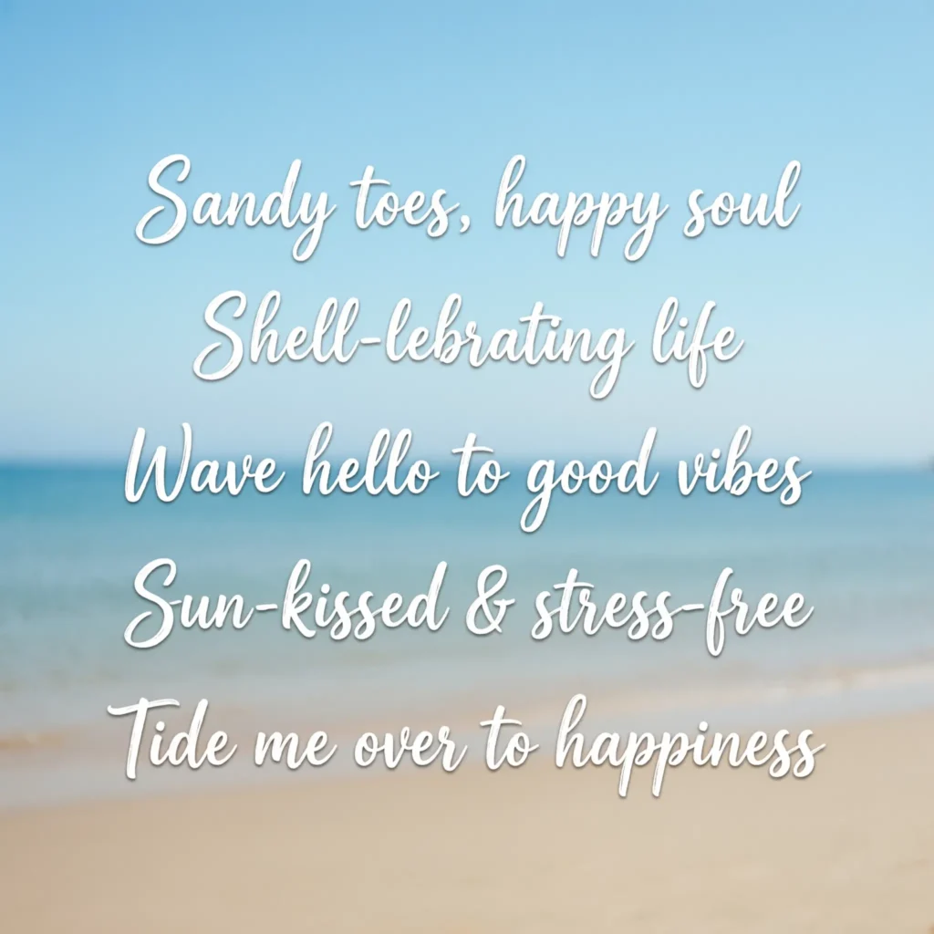 Aesthetic Beach Captions Puns for Instagram