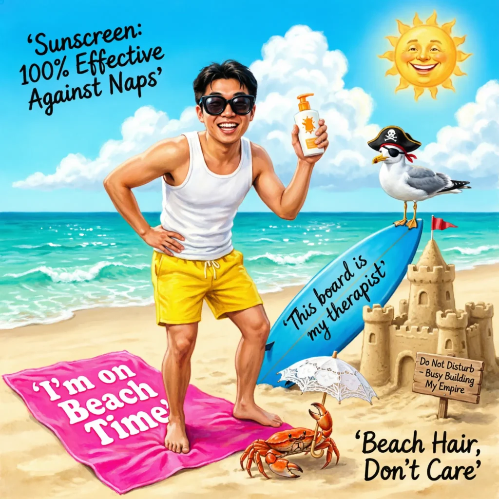 Funny Captions for Beach Post Fun