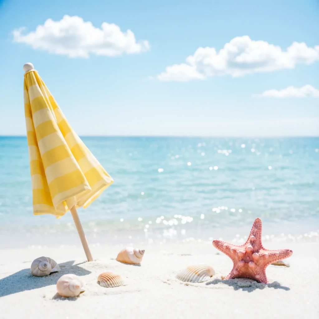 Short beach captions