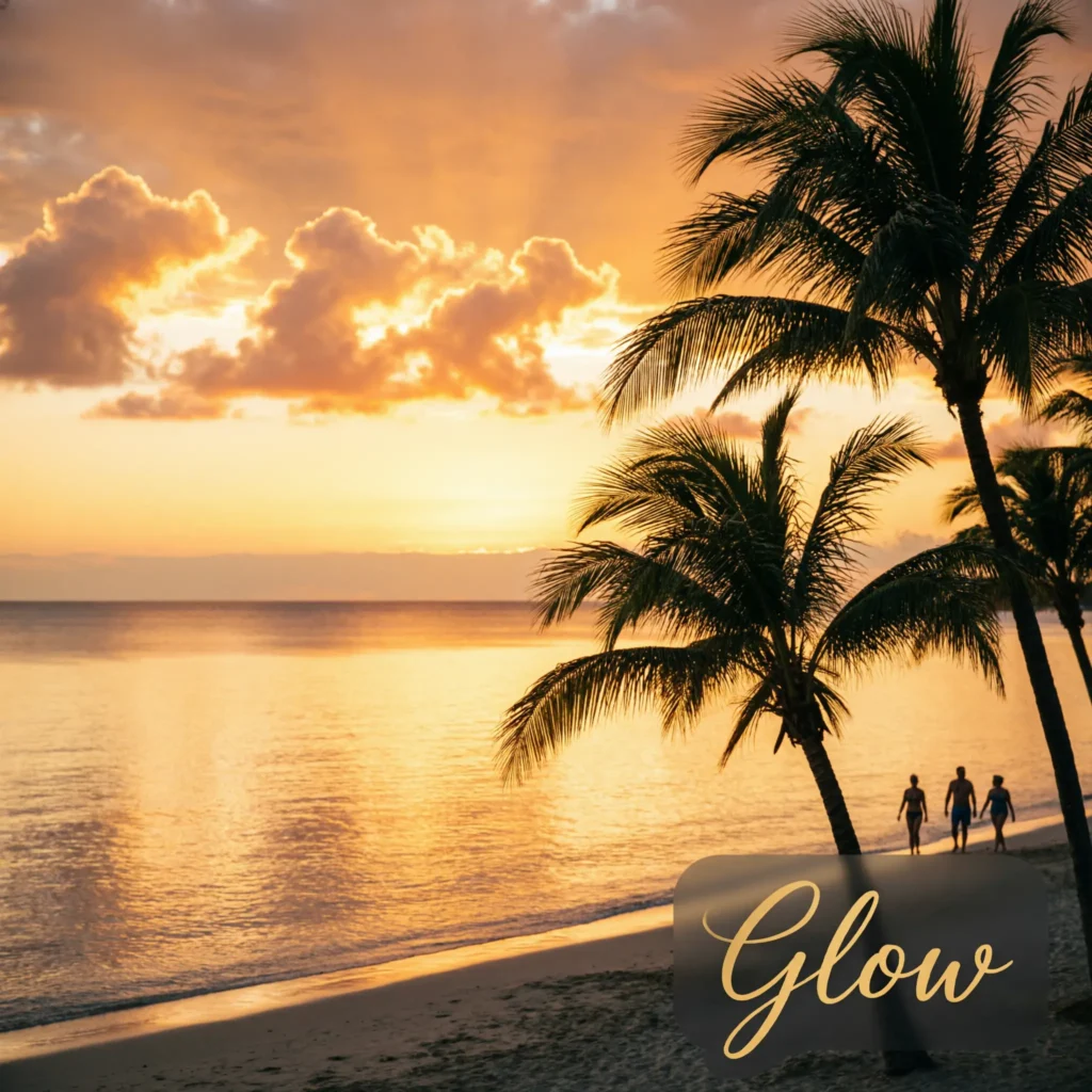 Sunset Captions for Beach Post Glow