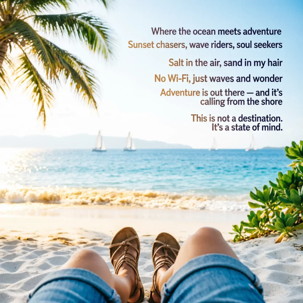 Travel & Adventure Beach Club Captions for Instagram