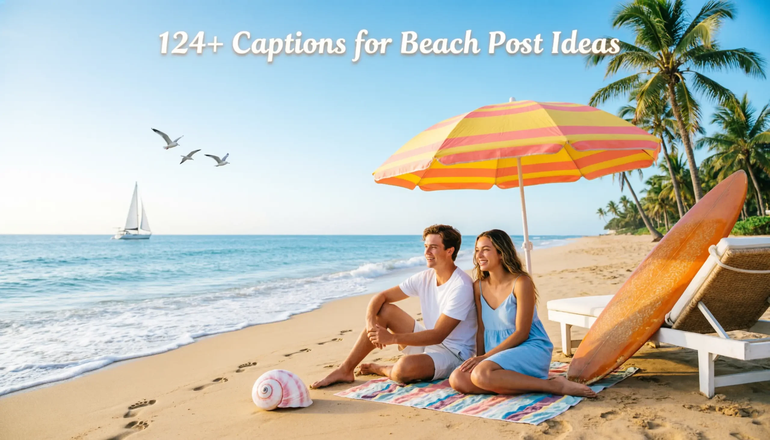 captions for beach post