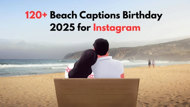 beach captions birthday