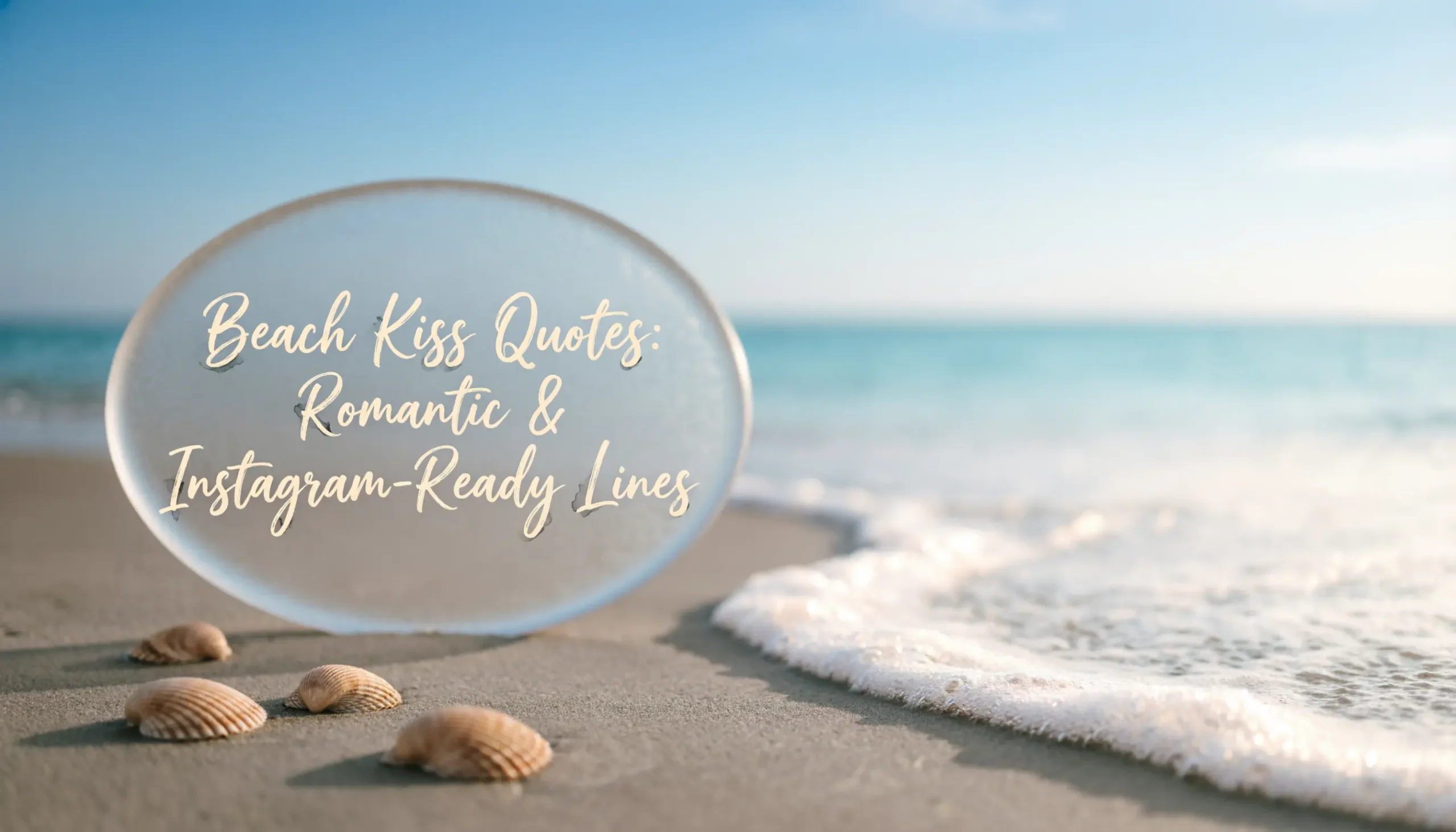 Beach kiss quotes