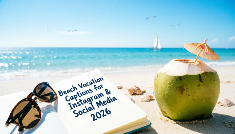 Sunny Beach Vacation Captions for Instagram