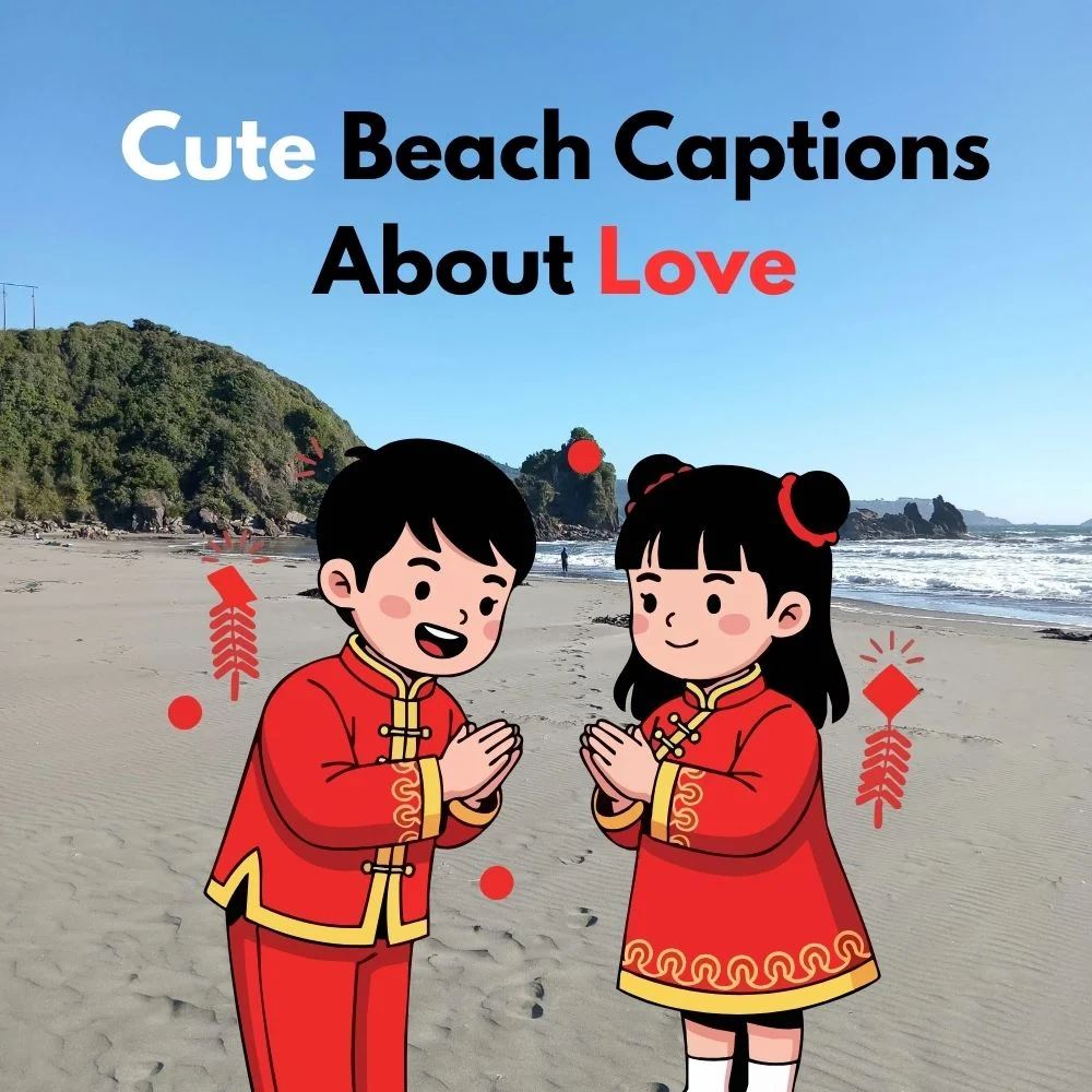 beach captions about love