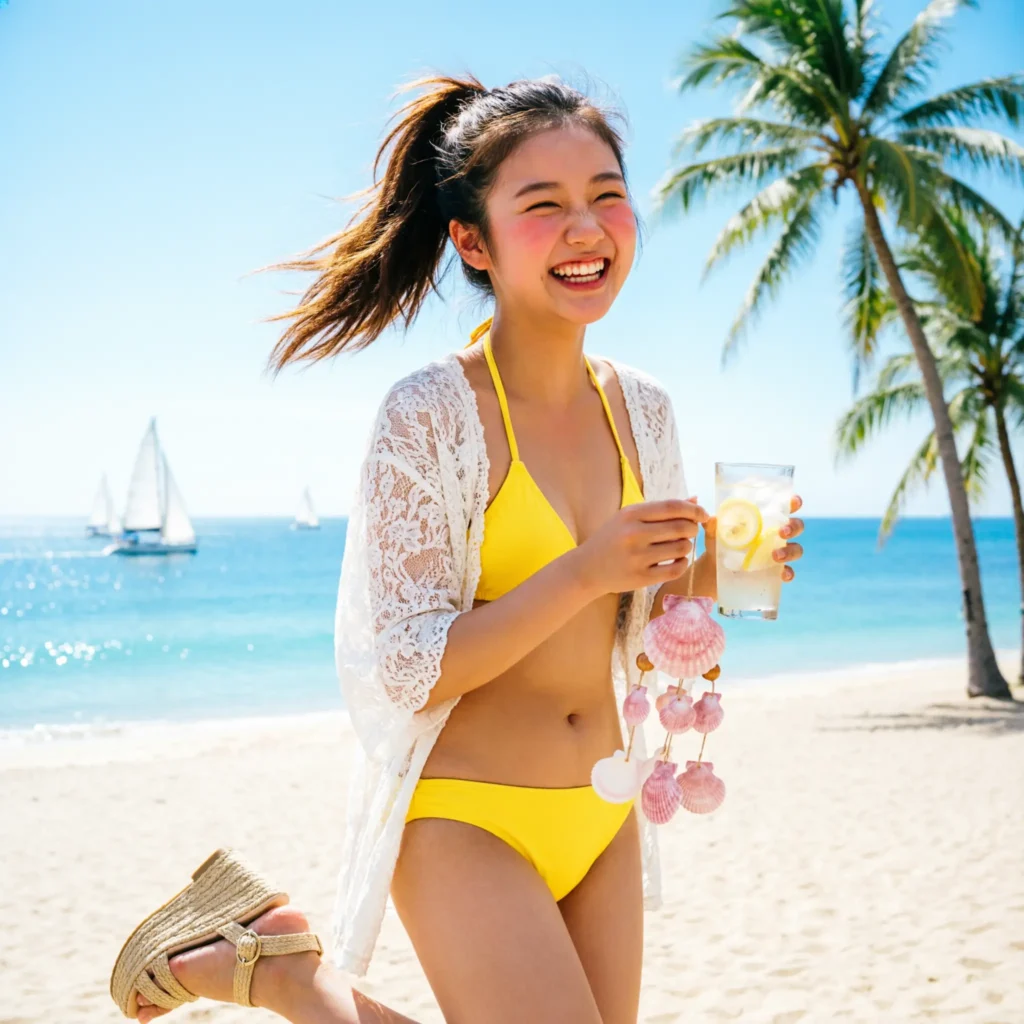 Beach day captions for Instagram for girl