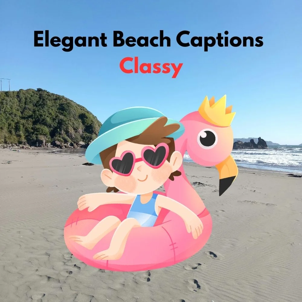 beach captions classy