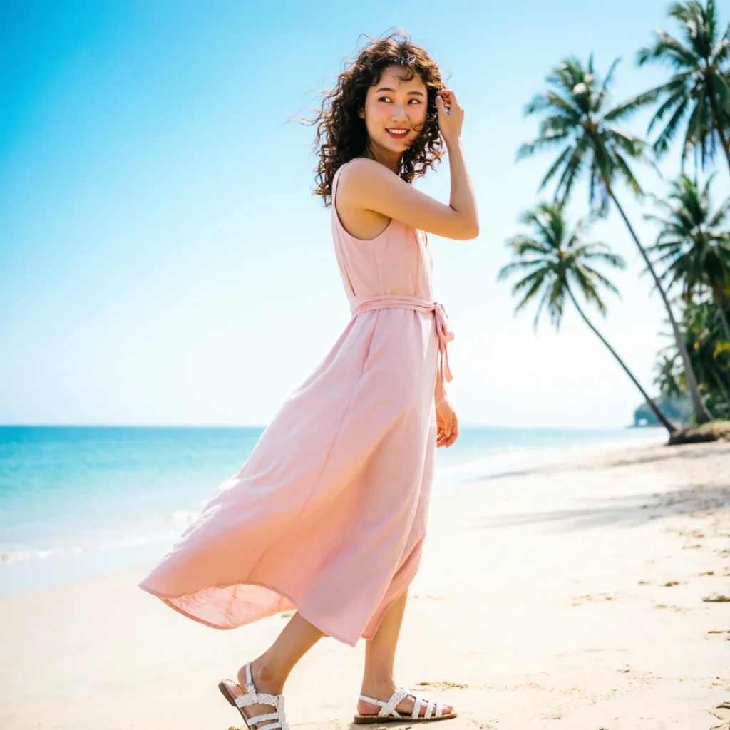 Beach dress captions for Instagram