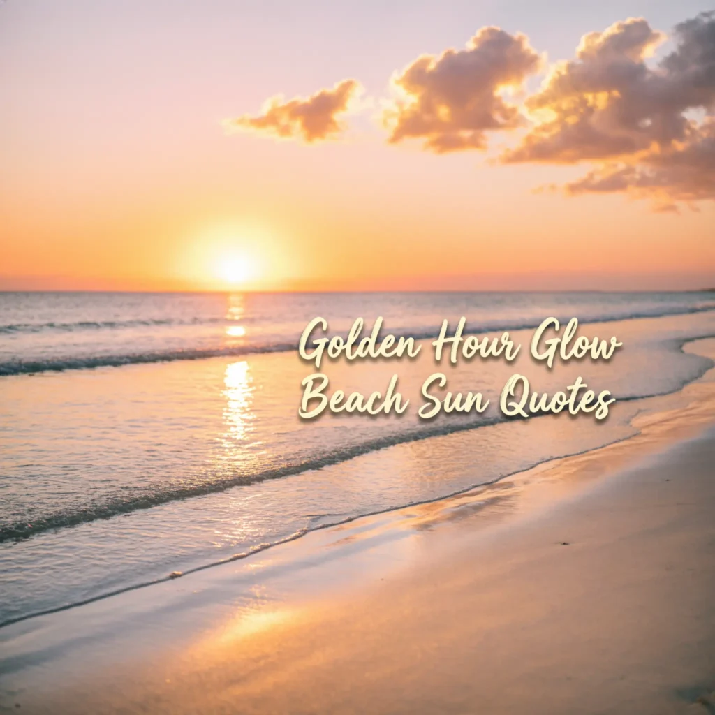 Romantic Sunsets: Beach Sun Quotes