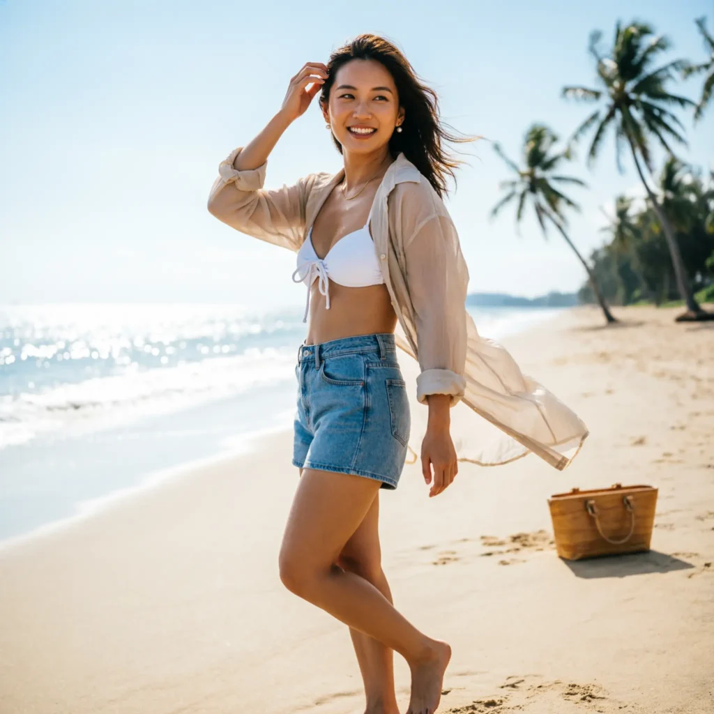 Inspirational Beach Outfit Captions