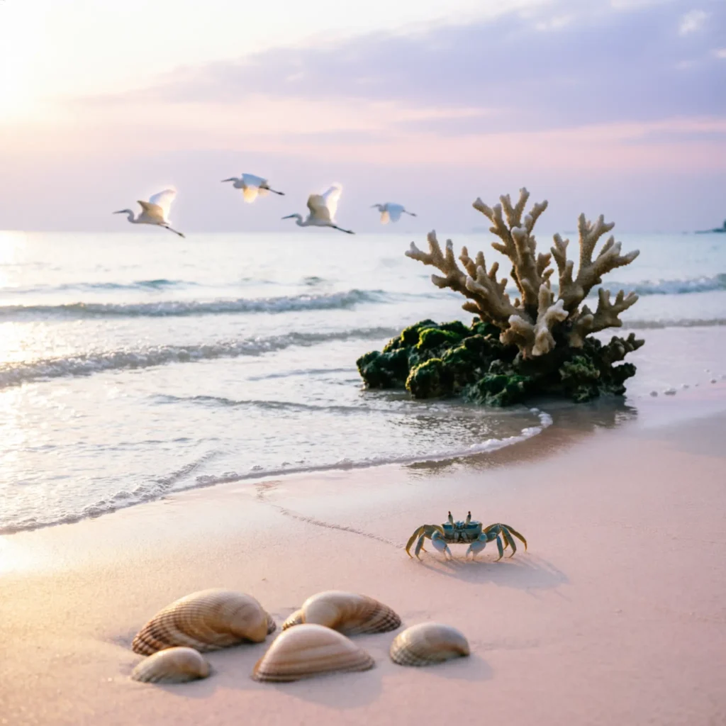 Poetic Beach Nature Captions for Instagram ✨