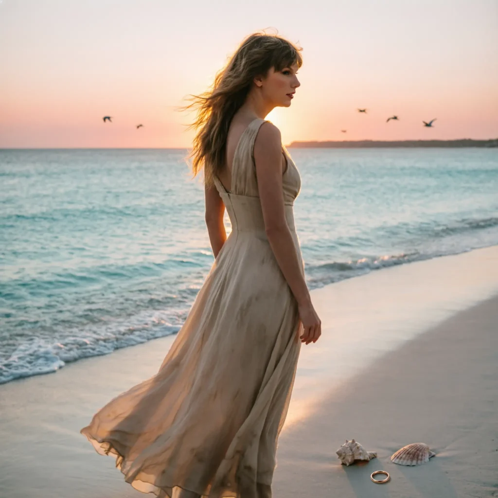 Romantic Beach Captions Taylor Swift