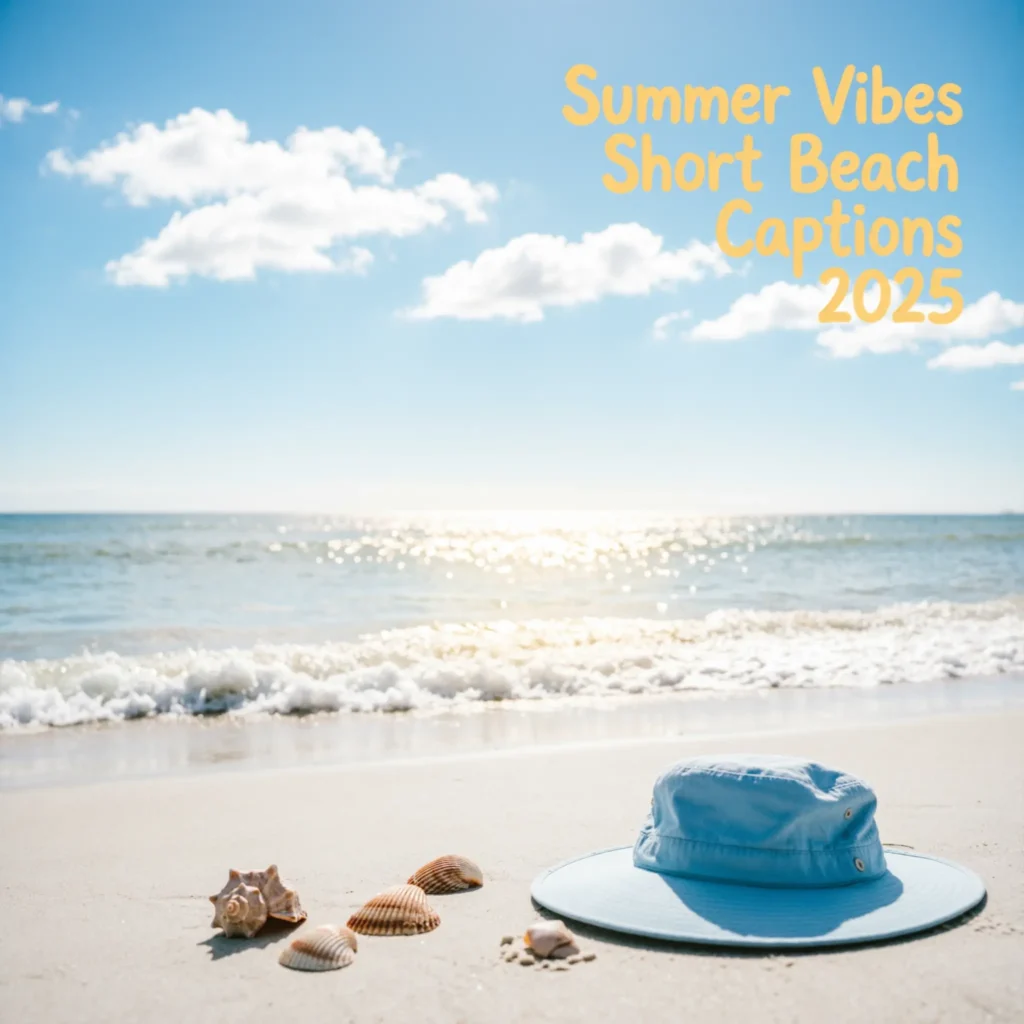 Summer Vibes Short Beach Captions 2025