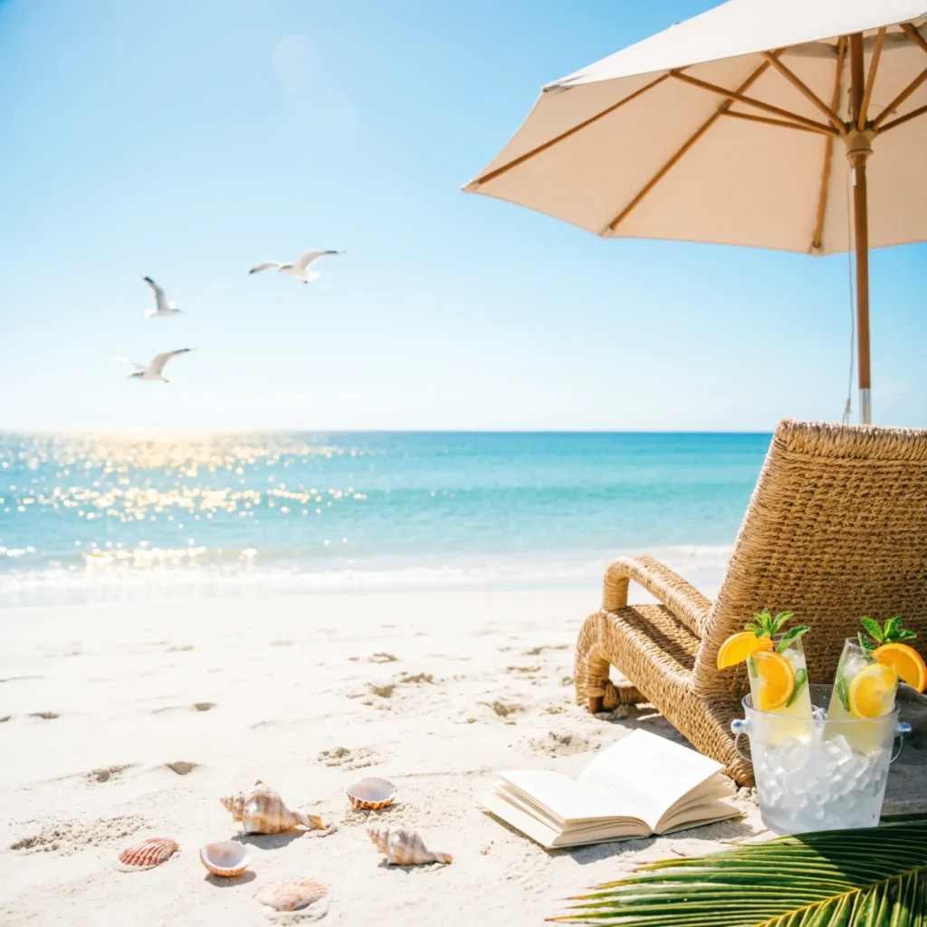 Sunny Beach Vacation Captions for Instagram