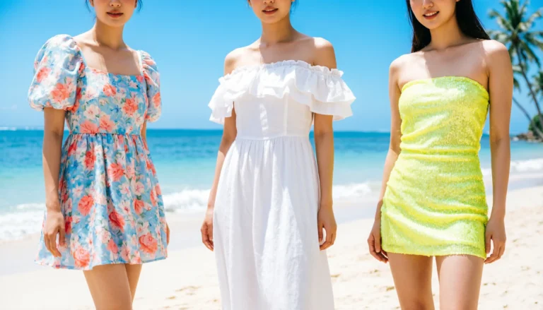 beach dress captions