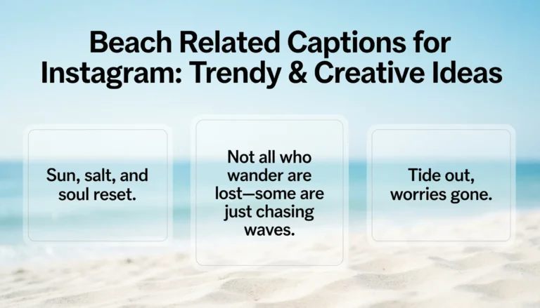 beach related captions for instagram