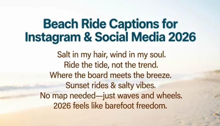 Thrilling Beach Ride Captions for Instagram