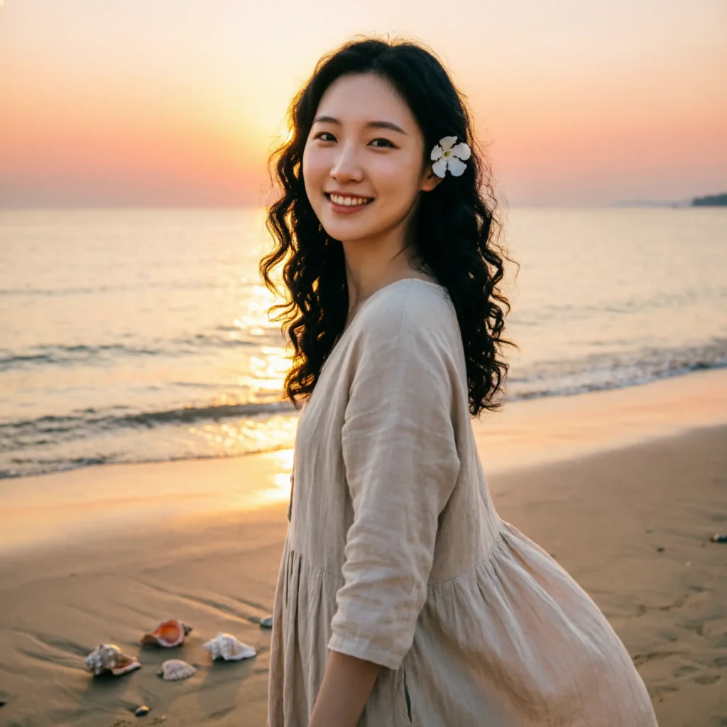 Romantic Beach Caption Profile Picture