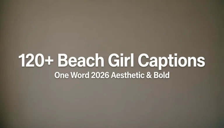 beach girl captions one word