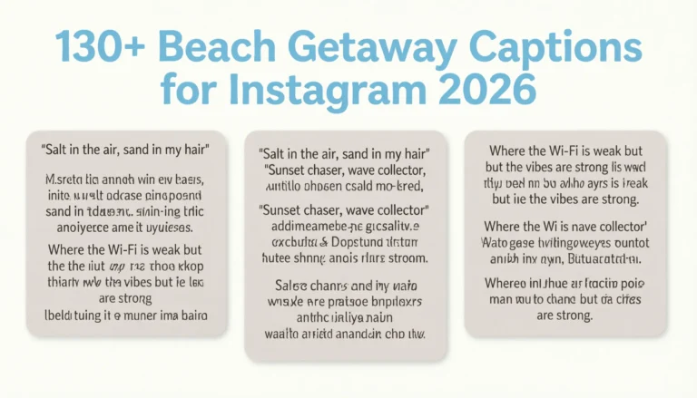 beach getaway captions for instagram