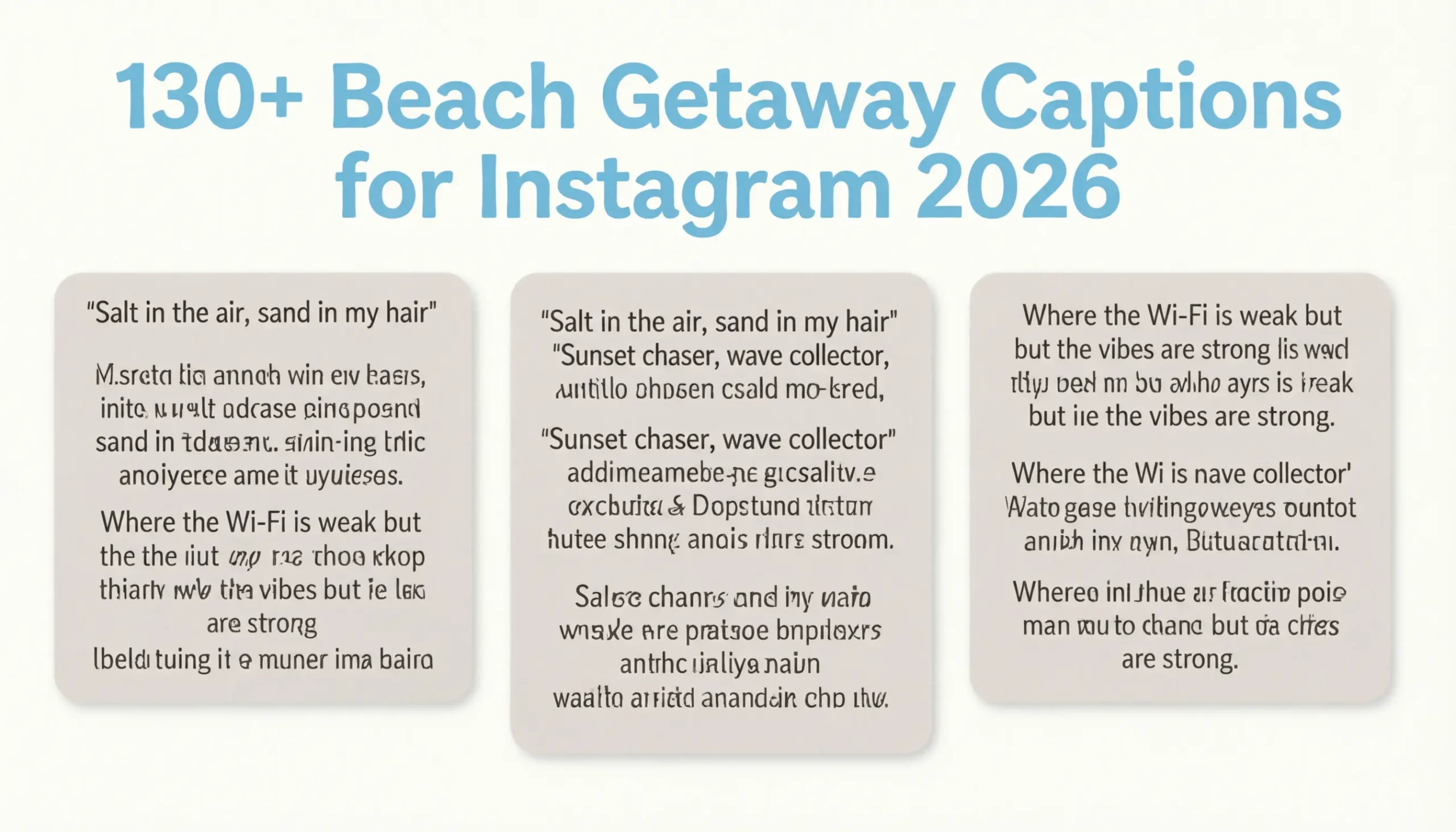 beach getaway captions for instagram
