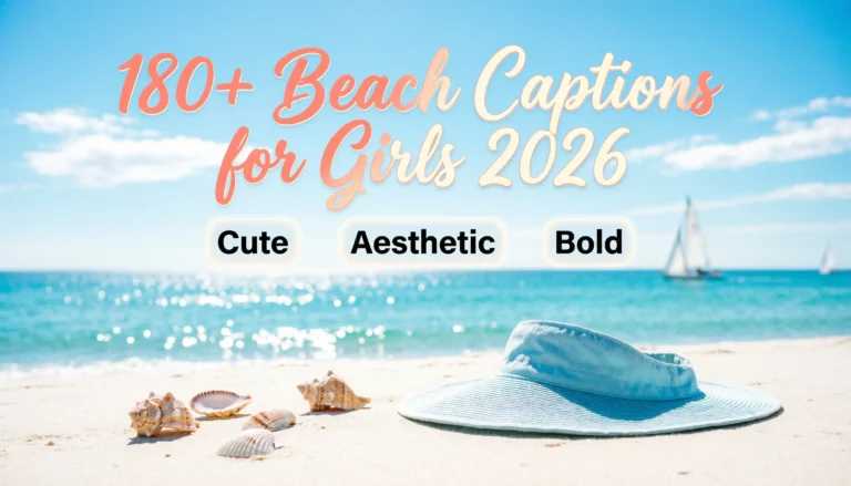 beach captions girls