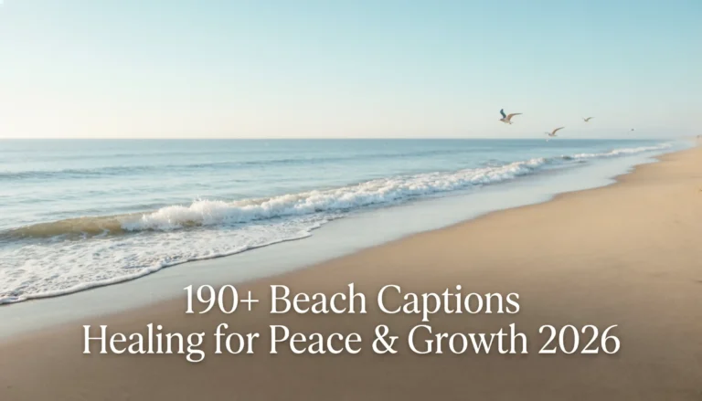 beach captions healing