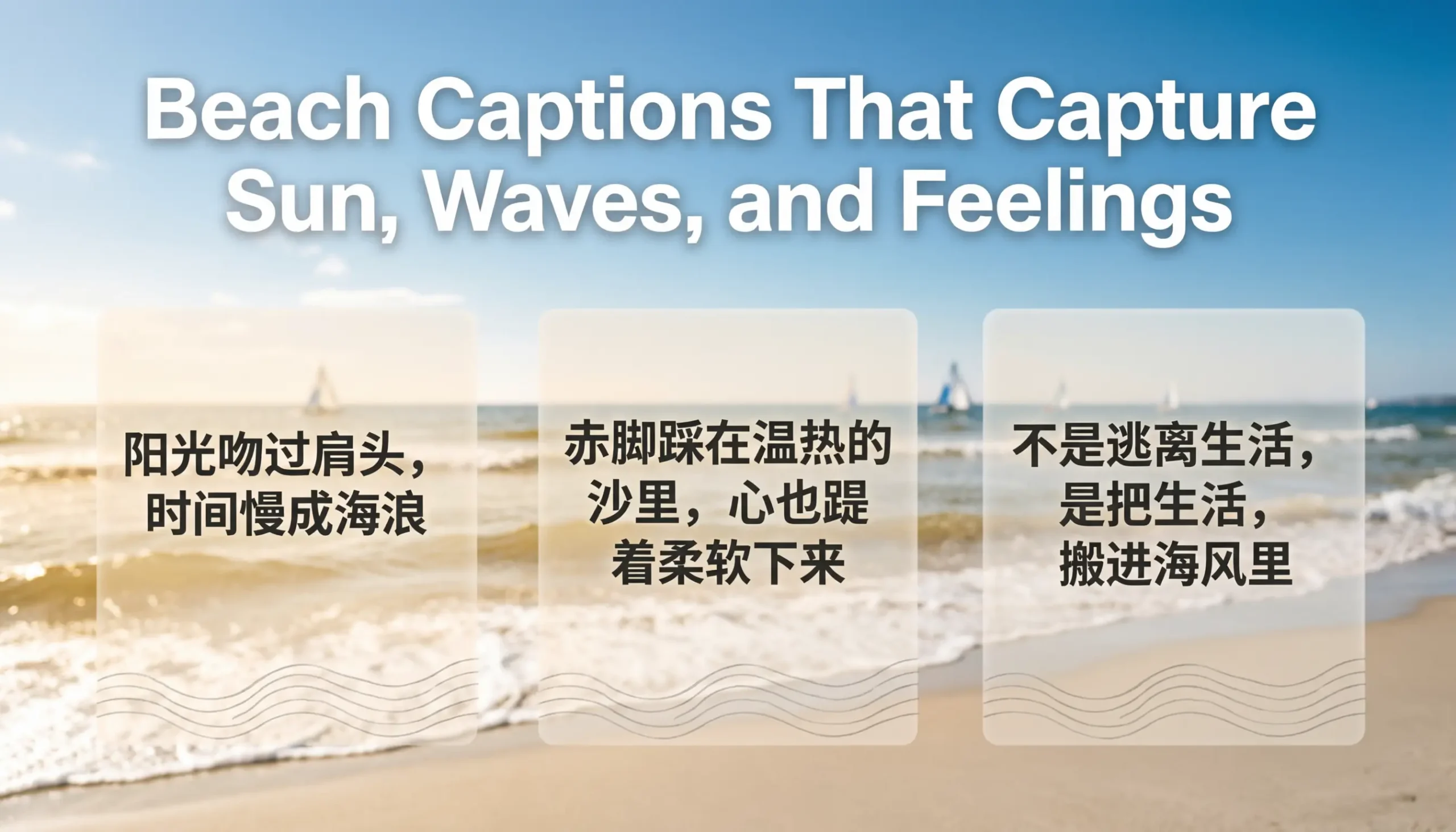 Beach Captions That Capture Sun, Waves, and Feelings