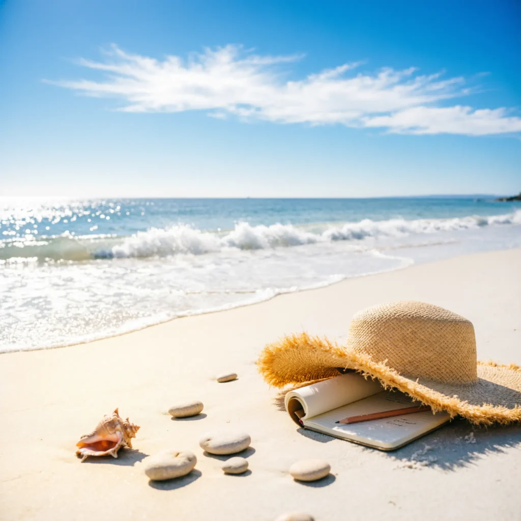 Beach captions for carefree summer moods