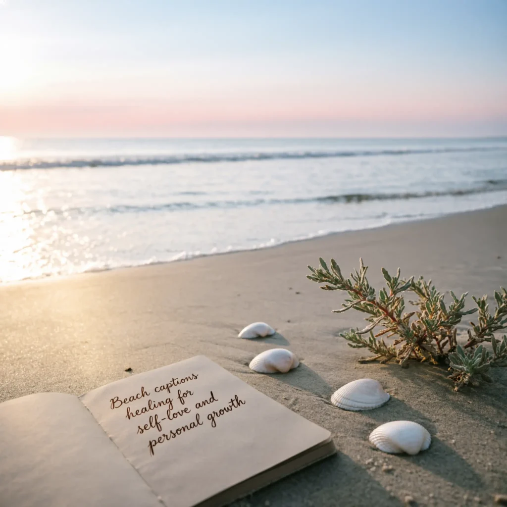 beach captions healing 
