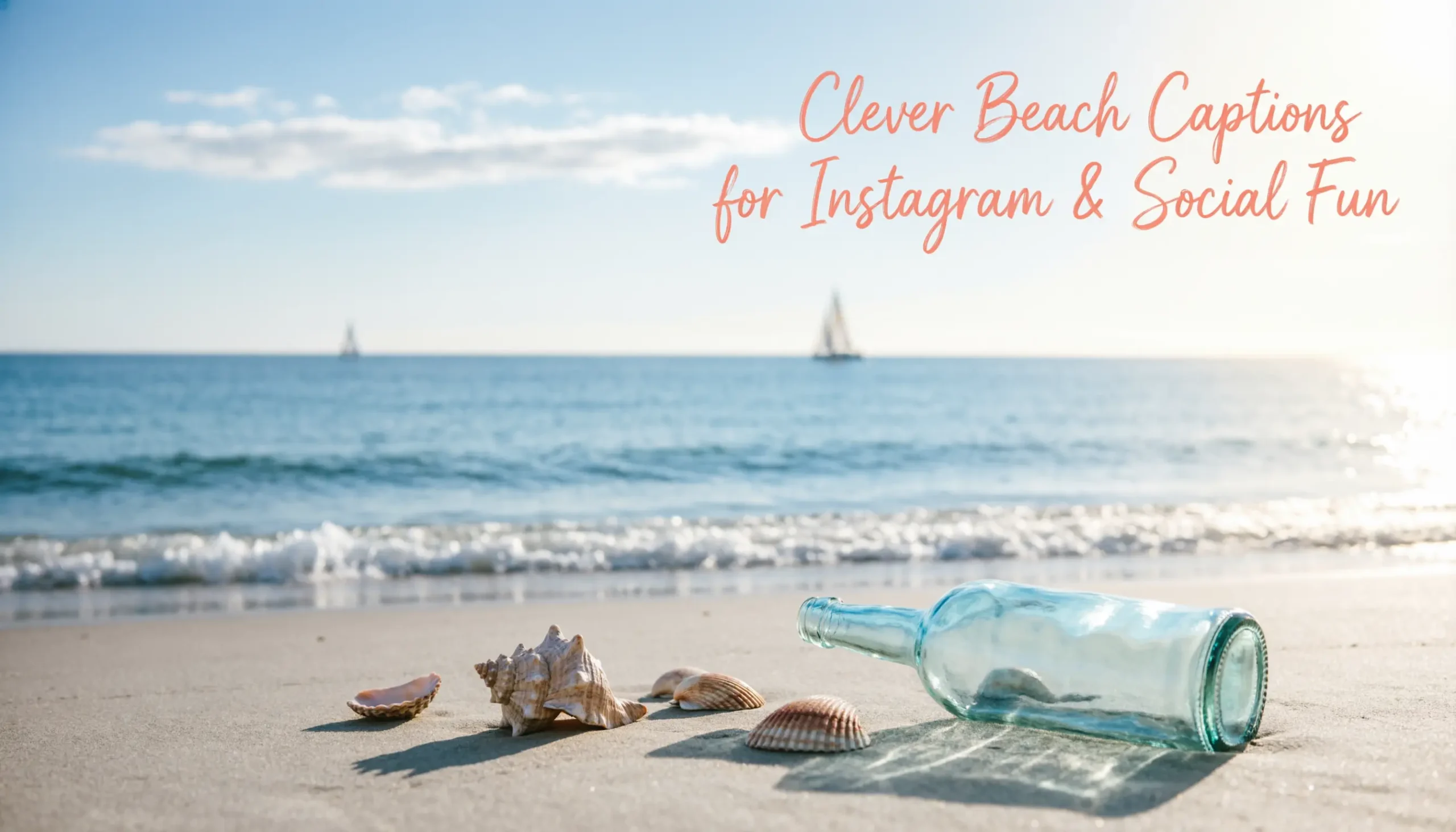 Clever Beach Captions for Instagram & Social Fun