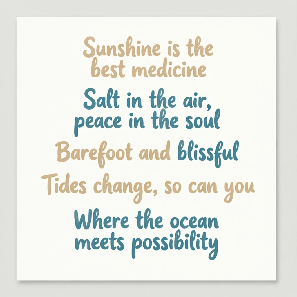 Inspirational Beach Day Captions for Instagram