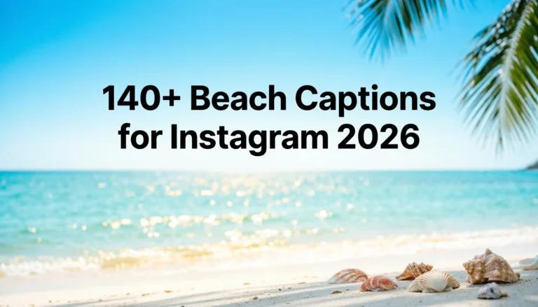 Beach Captions for Instagram That Feel Effortless