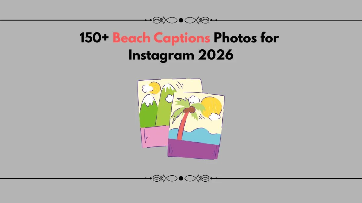 beach captions photos
