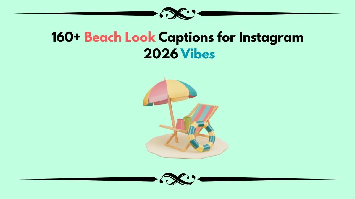 beach look captions for instagram