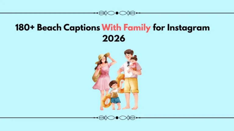 beach captions with family for instagram