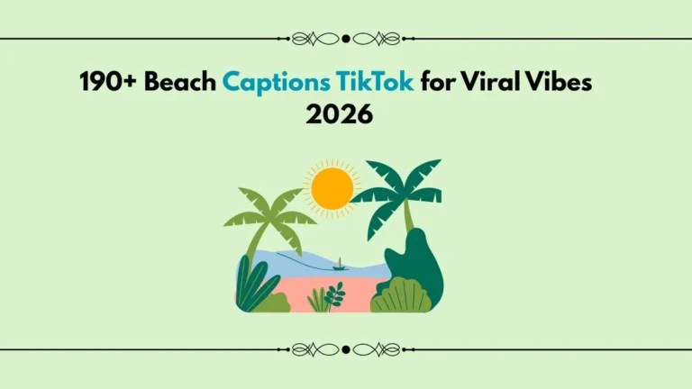 beach captions tiktok