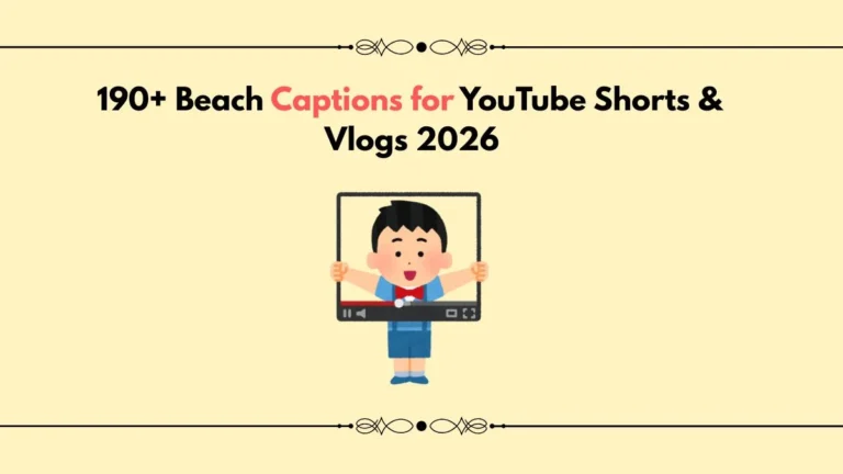 beach captions for youtube