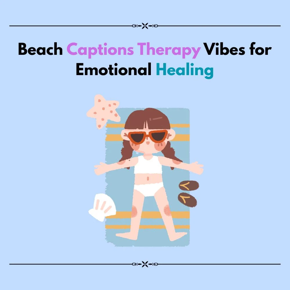 beach captions therapy