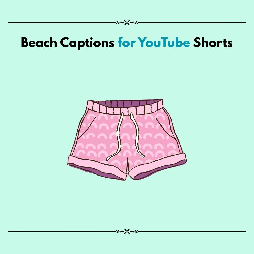 beach captions for youtube