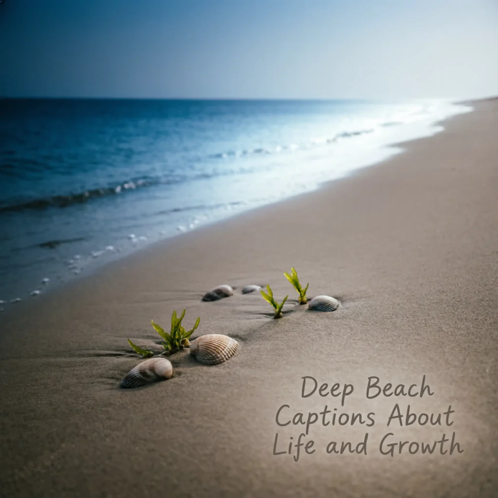 beach captions meaningful