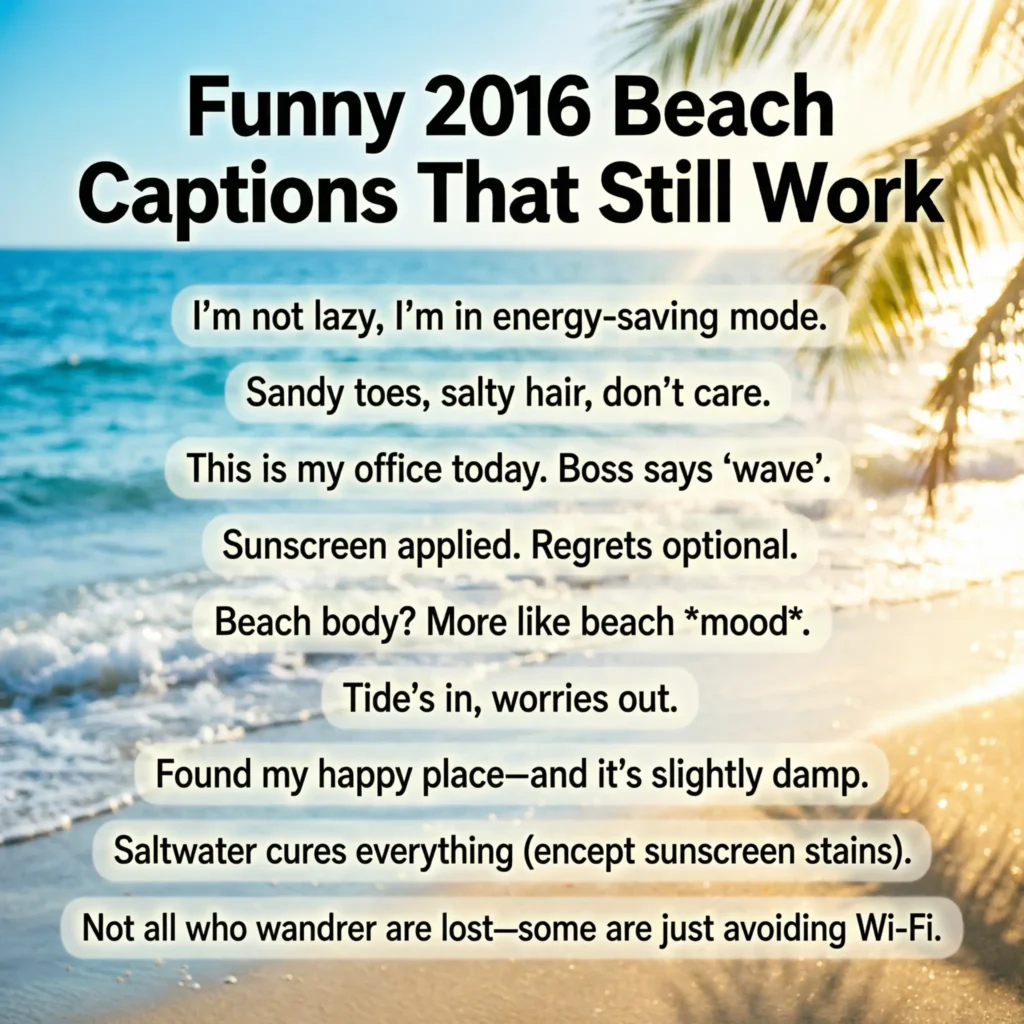 2016 beach captions