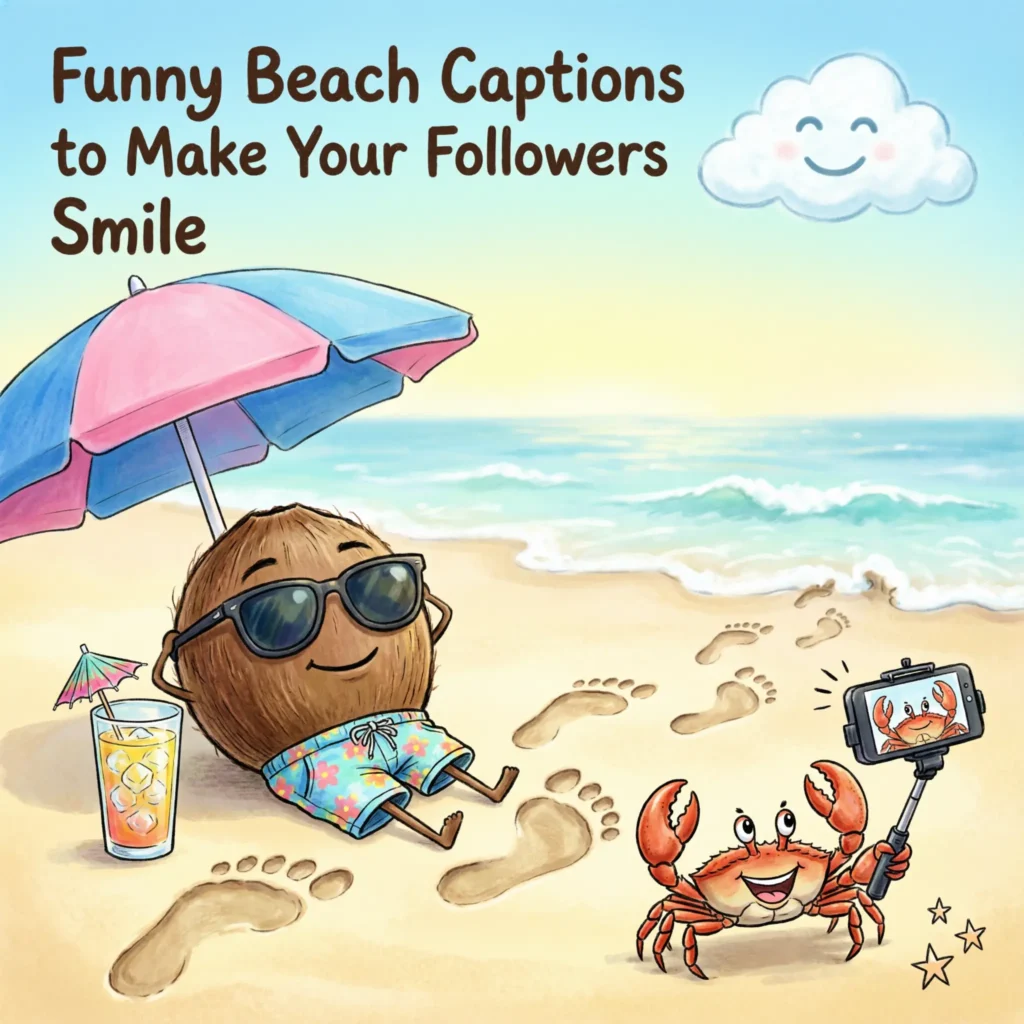 Funny Beach Captions to Make Your Followers Smile