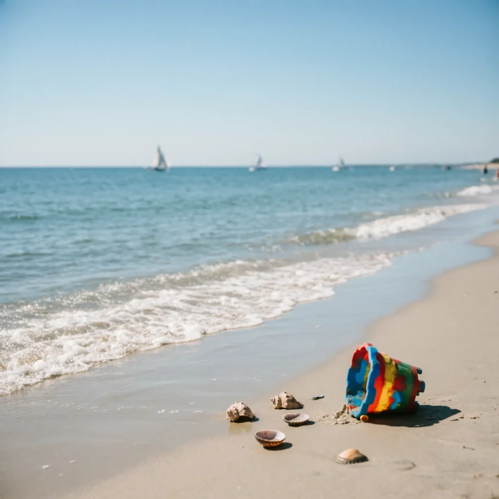 short beach kids captions
