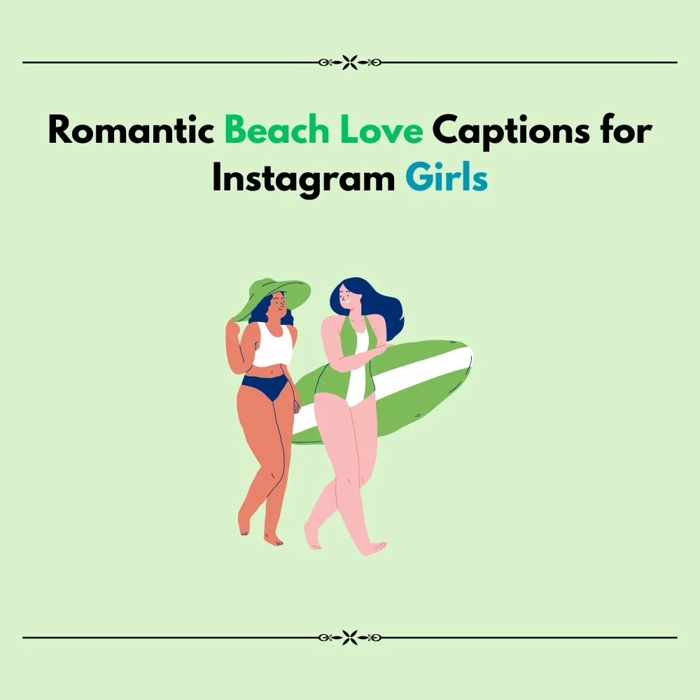 beach love captions for instagram for girl