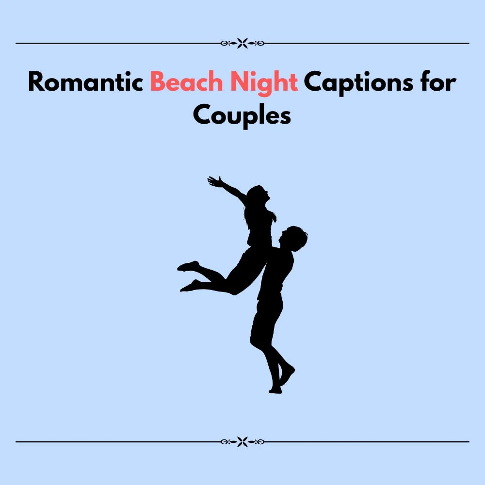 beach night captions ideas
