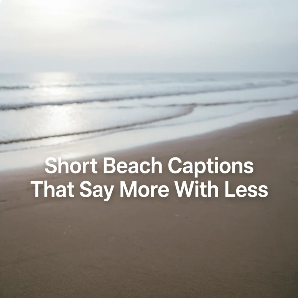 Short Beach Captions That Say More With Less