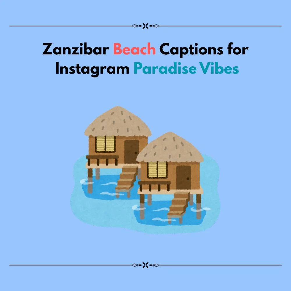 zanzibar beach captions